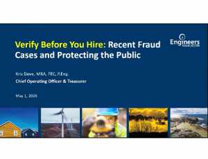 APEGS - verify before you hire