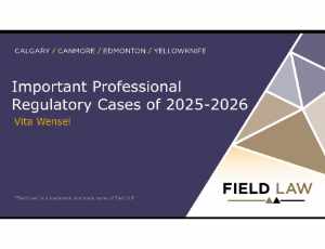 apegs - important professional regulatory cases